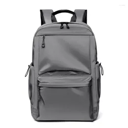 Backpack Large Capacity Men Travel Outdoor Laptop BagOxford Solid High School Bags Teen College Boys Collage Student