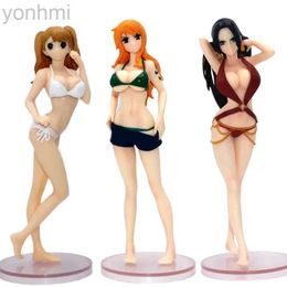 Action Toy Figures One Piece Boa Hancock Anime PVC Cartoon Action Figures Sexy Nami Statue Collection Toys Gk Model Doll Figurine Decor Kids Gift ldd240314