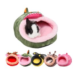 Cages Hamster House Guinea Pig Accessories Rodent/Guinea Pig/Rat/Hedgehog Hamster Cotton House Small Animal Nest Winter Warm