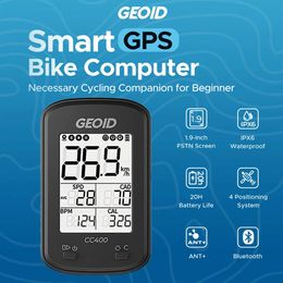 GEOID GPS Bike Computer Cycling ANTBluetooth Wireless GPS Bicycle Speedometer Waterproof Road Bike MTB Cycling Odometer 240301