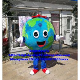 Mascot Costumes the Earth Tellurion Terrestrial Globe Tellurian Mascot Costume Adult Cartoon Character Club Activities Farewell Party Zx2930