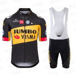 Cycling Clothing 2021 Pro Team Short Sleeve Cycling Jersey Set Summer Breathable Bicycle Jersey Bib Shorts Suit1725723