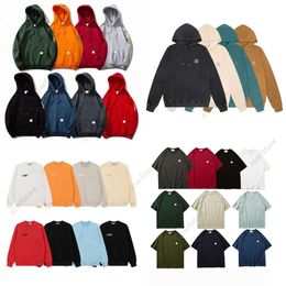 Herren-Hoodie-Sweatshirt Carhart Designer-Hoodie-Pulloverjacke mit Kapuze, lockerer Hip-Hop-Langarm, lässige Druckkleidung, Carharttlys-Kurzarmshirt