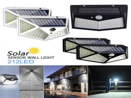 300 bead solar lamp intelligent light control system dynamic human body induction for outdoor and garden3117137