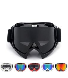 LOONFUNG LF235 Motocross Sunglasses Motor Goggles Bike Cross Flexible Goggles Tinted UV Goggle Motorcycle Skiing Glass Vintage Ret5646412