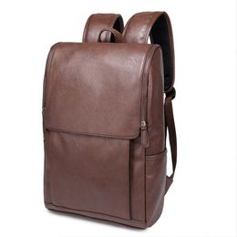 2024 New Men Womn Leather Backpack High Quality Travel Rucksack School Book Bag Male Laptop Business bagpack Shoulder Bags For girls boys Handbags