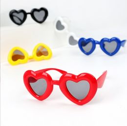 New Children Sunglasses Kids no Polarised Sun Glasses LOVE Heart Boys Girls Glasses Baby Safety Frame Eyewear