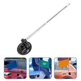 Accessories Flag Pole Car Holder Flagpole Suction Mount Cup Bracket Truck Window Poles Telescopic House Vehicle Universal Outdoor Boat Base