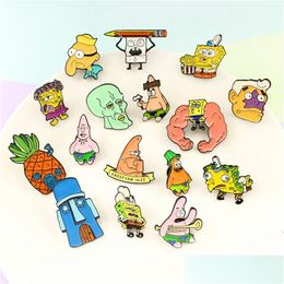 Cartoon Accessories Cute Muscar French Fries Brooch Enamel Pins Metal Broches For Men Women Badge Pines Metalicos Brosche 16 Colours Dr Otrfs