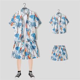 Designer Suit Summer Shirt Mens Fashion Beach Short-sleeved Shorts a Set of Floral Two Sets Thin Style Quick Drying Mybx