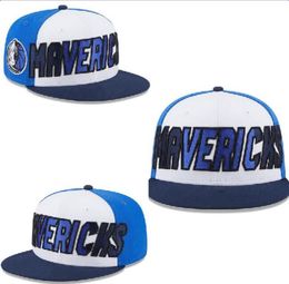 2024 American Basketball DAL Mavericks Snapback Hats 32 Teams Luxury Designer HOU OKC PHI LAC Casquette Sports Hat Strapback Snap Back Adjustable Cap a0