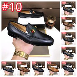 40Style Top Quality Wedding Party Formal Dress Shoes Genuine Leather Men diamond Designer Loafers Shoes sole Brogues Slip On Luxury Dress Shoes size 6.5-12