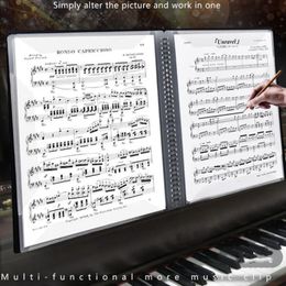 15 Pages A3 Larger Multilayer Music Folder File Plastic Paper Data Bag Filing Products Document Score Piano 240314