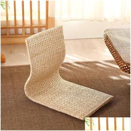Cushion/Decorative Pillow The Cane Makes Up Lazy Chair Back Of A Japanese Small Seat Contracted Balcony Wave Window Dormitory Bed Dr Dhpyh