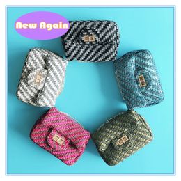 Girls designer grace shoulder bags Childrens fashion messenger Bags Kids vintage coin purse Child small pouch Mini notecase ARYB018