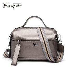 100% Genuine Leather Women Handbag Fashion Top-Handle Boston Pillow Bag Soft Leather Female Shoulder Bag Women Crossbody Bag sac 240305