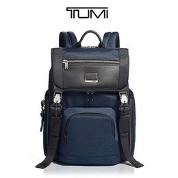 TUMIbackpack Business Mens Splice Bag Travel Designer Back Pack Alpha Tumin Large Capacity Backpack Mens Computer 232651 2rck