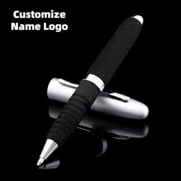 Fountain Pens Fountain Pens Luxury Metal Sponge Shell Ballpoint Pen Learning Office Supplies Stationery Business Advertising Company Customize Name Q240314