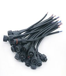 Waterproof Male to Female Connector with Wire Cable IP66 for Led Modules LED Strip 2Pin 3pin 4pin 5pin9143853