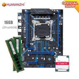 HUANANZHI QD4 Motherboard kit xeon x99 E5 2666 V3 16GB (2*8G) DDR4 RECC memory NVME NGFF SATA USB 3.0