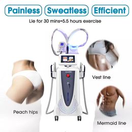 Professional 2 IN 1 EMS Body Sculpt Cryo Therapy Loss Weight Muscle Stimulate Build Fat Burn Cellulite Reduction Emslim Machine