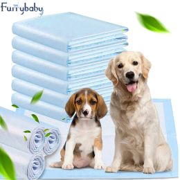 Diapers 100pcs Dog Training Premium Pee Pads Ultra Absorbent Puppy Diaper Mat Cage Unscented Disposable Underpads for Large Dog Supplies