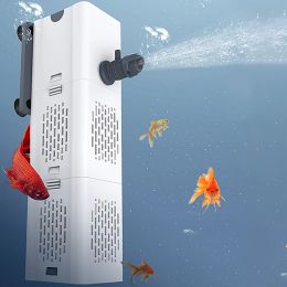 Accessories Air Oxygen Aerator Fish Tank Submersible Air Pump Aquarium Philtre Pump Silent Water Pump Wave Maker 220V Internal