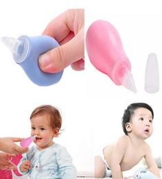 Newborn Silicone Kids Safety Nose Cleaner Nasal Aspirator Vacuum Suction Children Baby Care Vacuum Sucker3520652