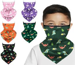 5 Colour 3D Magic Dinosaur bandana Kids Washable Protection Headwear Magic Scarf Outdoor Multifunctional Running Bicycle scarf JJ687193808