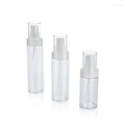 Storage Bottles YUXI 80ml120ml150ml Pet Clear Plastic Spray Bottle White Fine Mist