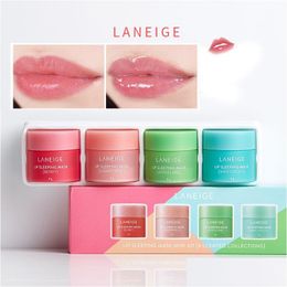 Lip Gloss Korea Slee Mask Mini Kit 4 Scented Collection 8G 4Pcs Nutritious Moisturising Balm 230703 Drop Delivery Health Beauty Makeup Otpek