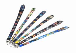 style Cartoon Anime Lanyard Strap For Keychain ID Card Cover Pass Gym USB Badge Holder Key Ring Neck Straps Accessories2672606