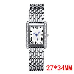 Designer watches high quality for woman man 904l stainless steel tank watch quartz movement luminous sports moissanite watch couples style sb070 C4