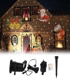 Waterproof Laser Projector Lamps LED Stage Light Christmas Landscape Garden Lamp Outdoor Lightingpattern card6776617