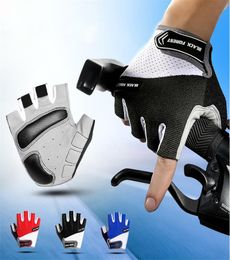 Men Cycling Gloves Bike Half Finger Bicycle Gel Padded Fingerless Sports Gym Gloves Anti Slip Tactical Fitness MTB Bike Gloves3994497