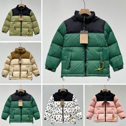 Down Coat NF designer 2022 winter Jacket boys girls outdoor Down hooded Warm Parka Black Puffer Jackets Letter Print Clothing Outwear Windbreaker 100-170