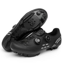 Footwear 2021New Cycling MTB Shoes Men Sports Route Cleat Road Dirt Bike Speed Flat Sneaker Racing Women Bicycle Mountain Spd Biking Shoe