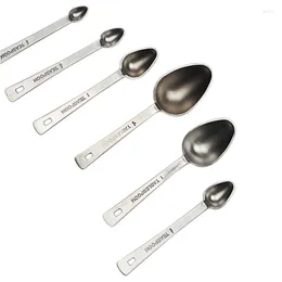 Measuring Tools Spoons Set Stainless Steel Stackable Tablespoons Home Kitchen Accessories