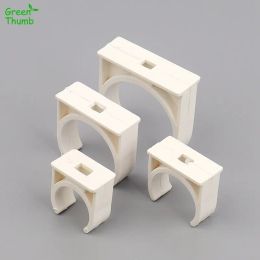 Connectors 90pcs Dia 2040mm PVC Pipe Clamp PVC UType Clamp Fixed Tube PVC Joints for Garden Irrigation System