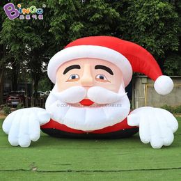 Atacado 8mh (26 pés) com publicidade expressa livre de soprador Papai Noel Inflation Inflation Cartoon Decoração de Natal para Evento de festa do shopping ao ar livre