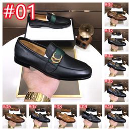 40Style Men Designer Luxurious Dress Leather Shoes Slip on Patent Leather Mens Casual Oxford Shoe Moccasin Glitter Male Footwear Pointed Toe Shoes size 6.5-12