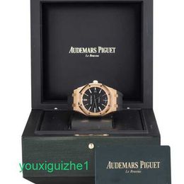 AP Watch Top Machinery Watch Royal Oak Series 15400OR.OO.D002CR.01 Rose Gold Mens Automatic Mechanical Sports Watch