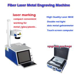 220V/110V LY Mini Fibre Laser Marking Machine 20W 30W Metal Engraving Machine for PVC Plastic Stainless Steel Cartoon Package