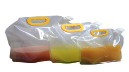 50ml 500ml 15L 25L 5L Empty Stand up Plastic Drink Packaging Spout Bag 1000ml Beer Pouch for Juice Milk Water2221124