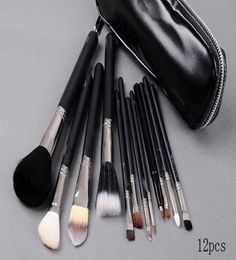 Highquality New Cosmetics 12 Pieces Brush Sets Leather Pouch4751361