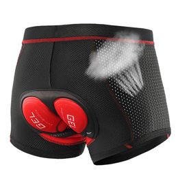 BOLER Breathable Cycling Shorts Cycling Underwear 5D Gel Pad Shockproof Bicycle Underpant MTB Road Bike Underwear Man Shorts 240313