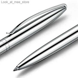 Fountain Pens Fountain Pens Business Metal 201 Ballpoint Pen Stainless steel Sculpture School Student Office Stationery Gifts Q240314