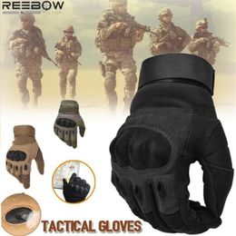 Five Fingers Gloves Military Tactical Motorcycle Fighting Rock Climbing Outdoor Sports Mountain Non-slip Absorption333o