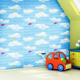 Wall Stickers Self-adhesive Wallpaper Three-dimensional Cartoon Cute Paper Funny Home Decorative Sticker For Children's Room