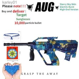 Gun Toys August 2024 Special Crystal Water Gun Childrens Manual Electric Toy Burst Little Boy Celebration Water Gun yq240314